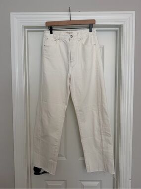 madewell curvy pieced barrel jeans size 28 TALL